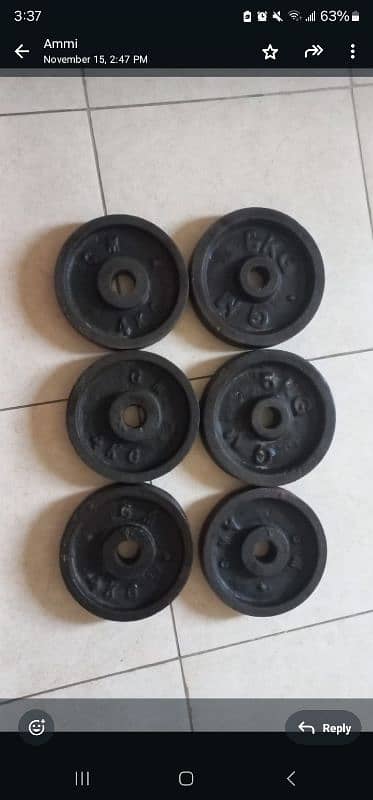 Weight plates 1