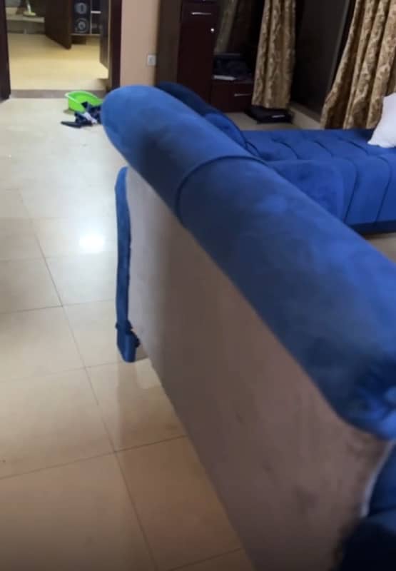 6 seat sofa set in new condition used 4