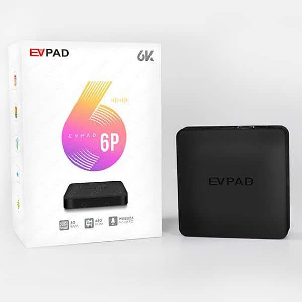 EVPAD p6 android  box . voice remote . original storage (100% 4/64gb) 9