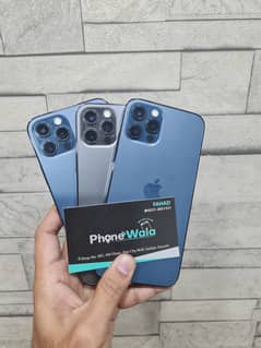 IPHONE 12 PRO 256 GB, IPHONE 13 256GB (PTA APPROVED)&IPHONE 11 64GB JV