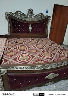 Wooden bed