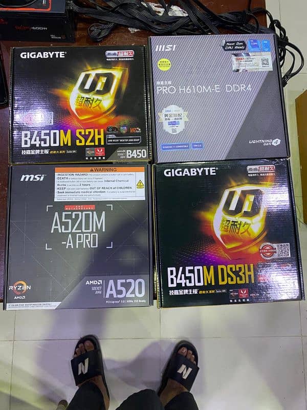 Gigabyte b450m s2h/ Ds3h / H610m/ A520m 0