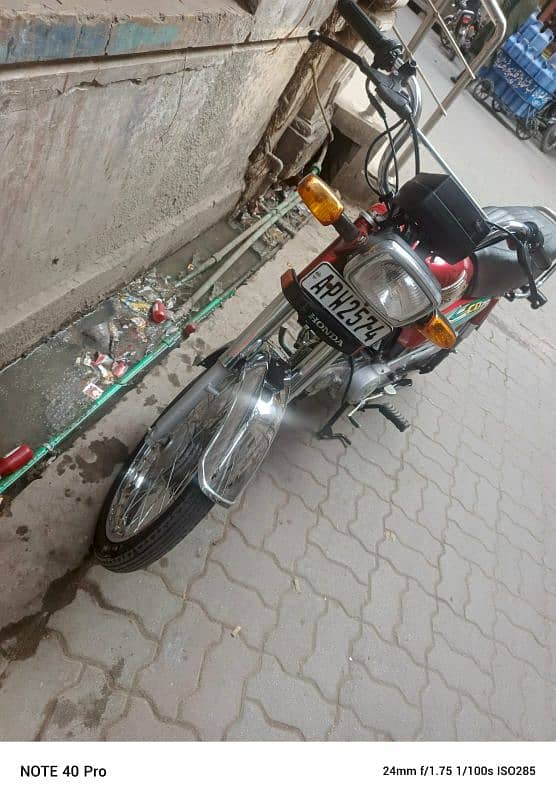 CD 70 bike vip condition All Punjab num laga hua h 2