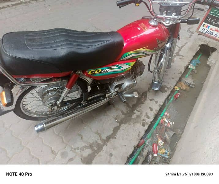 CD 70 bike vip condition All Punjab num laga hua h 3