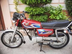 HONDA CG-125cc Model 06/12/2021 Patta 2022 wala hai Karachi Number.