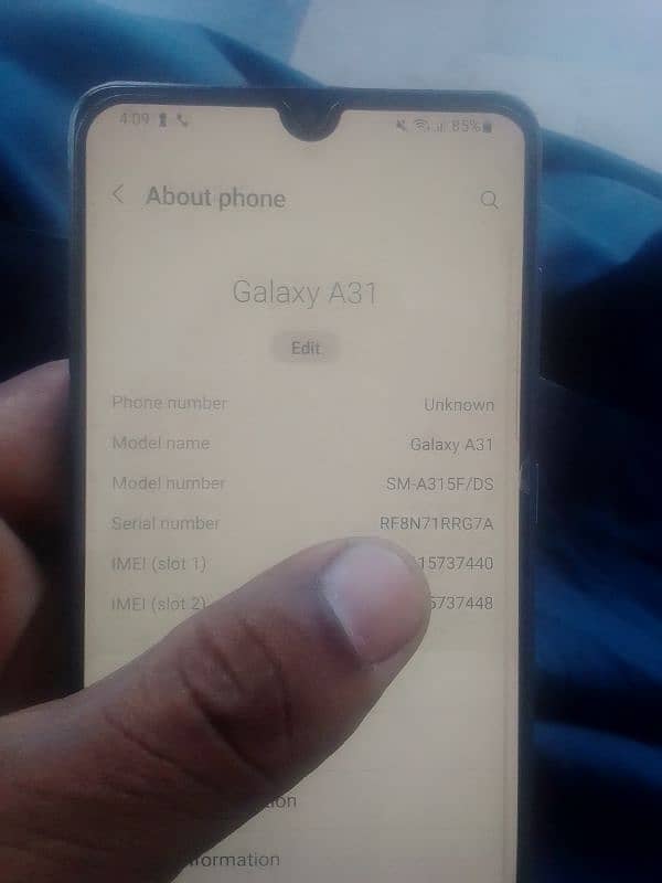 Samsung Galaxy a31 4/128 0