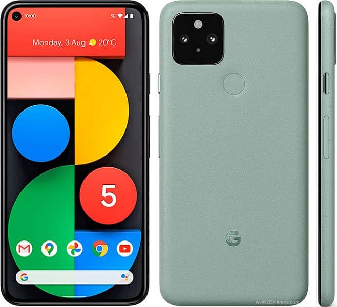 Google (pixel 5) 8 gb ram 128 gb mamory 3