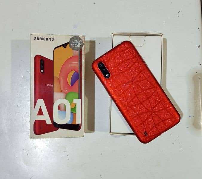 SAMSUNG GALAXY AO1 WITH BOX 0