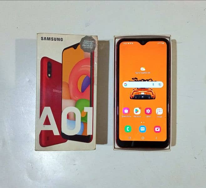 SAMSUNG GALAXY AO1 WITH BOX 3