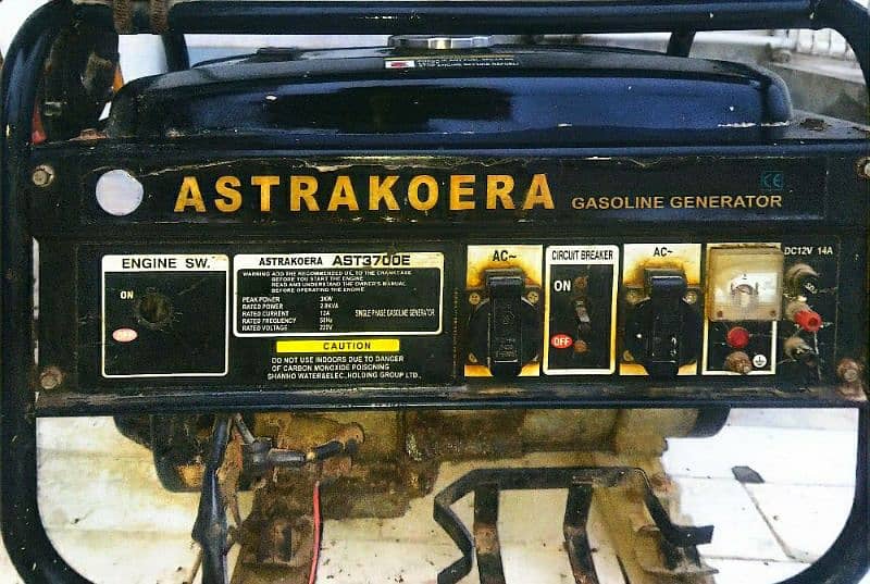 generator with gas and petrol both 3 kva peak power 0