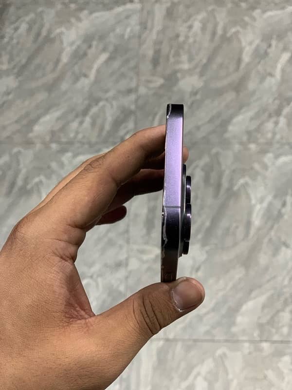 Deep purple iphone 14 pro 256 gb HK model factory unlocked 4