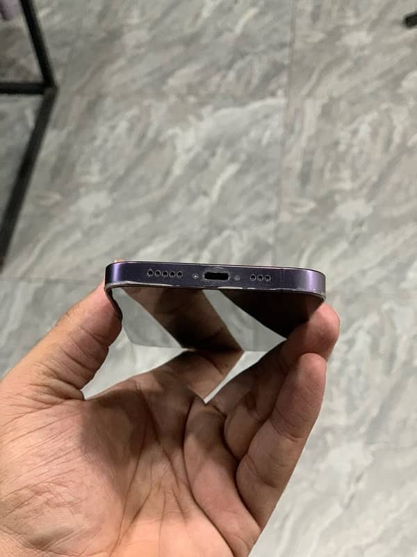 Deep purple iphone 14 pro 256 gb HK model factory unlocked 5