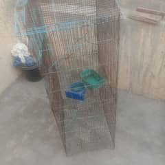 Steel Cage for Parrots and Birds for sale