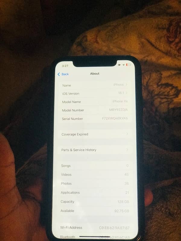 Iphone xr non pta 128gb Exchange possible 5