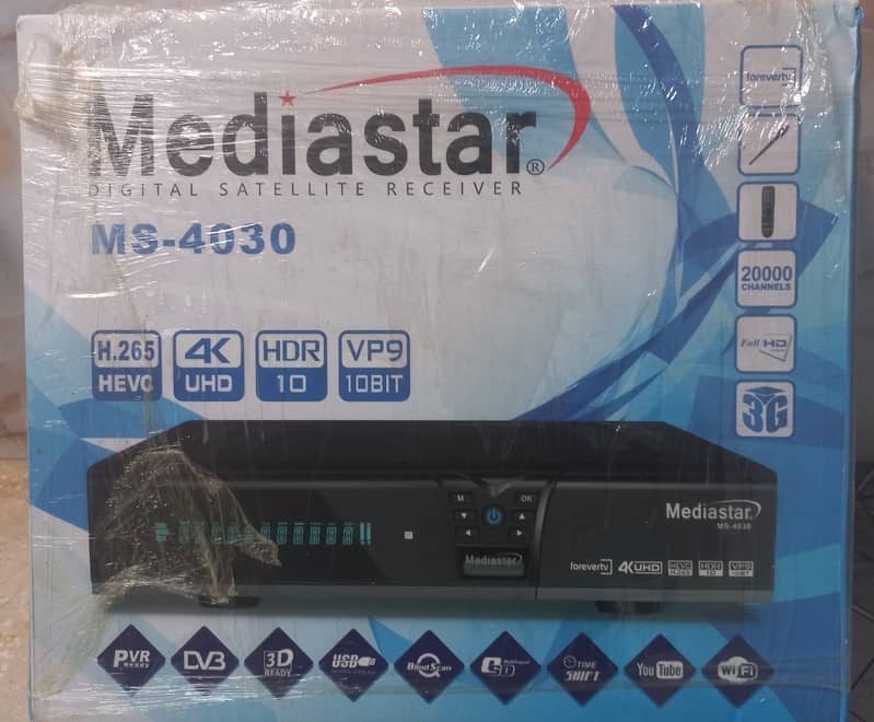 MediaStar MS-4030 4K Forever Server Satellite Receiver 7