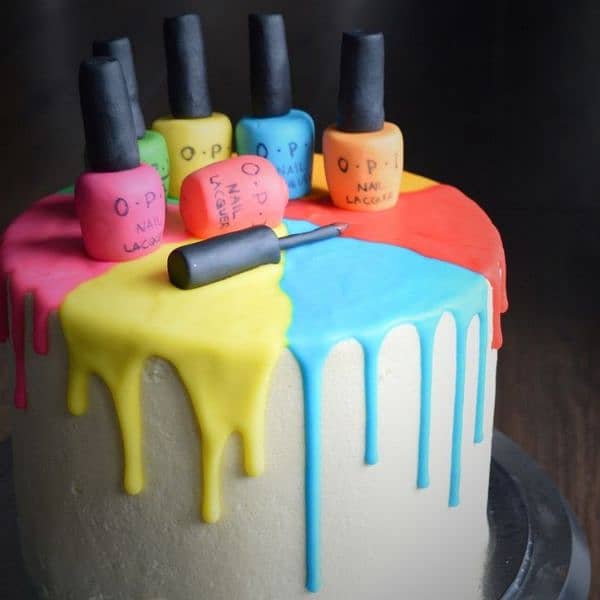 Nail Cake Design 0