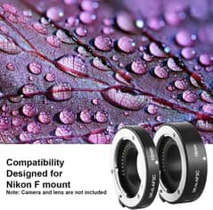 Macro Metal Extension Tube Adapter for Nikon camera