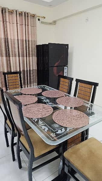 modern wooden dining table set 0