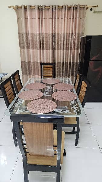 modern wooden dining table set 1