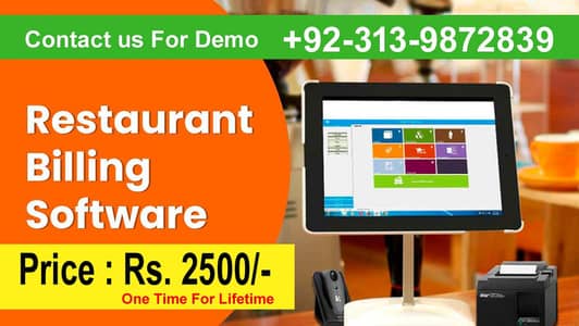 Complete Resturent POS Billing Software to manage your orders