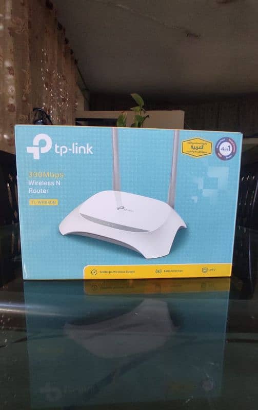 Tp-Link 300Mbps Wireless Router Double Antina Available At Best Price 0