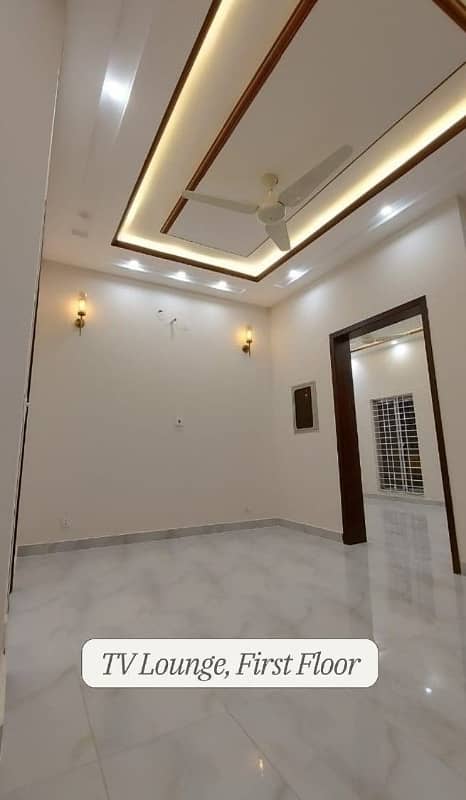 5 marla brand new house availble for sale on 60 feet main road nearby imtiaz store , meezan bank, timmys 6