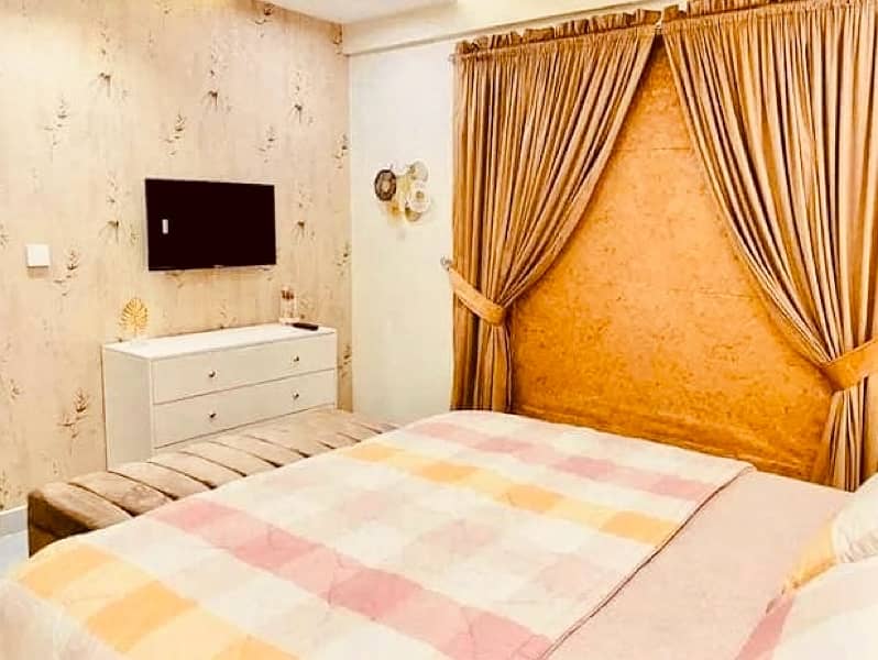 1Bed Neat & Clean Safe & Secure flat for daily Basis Bahria town 4