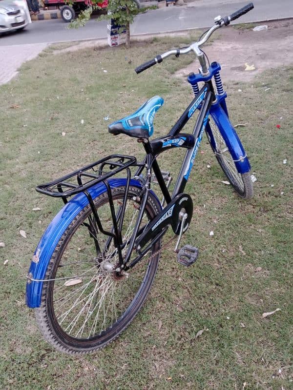 Super Fine bicycle for sale fresh working no fault blue color 1