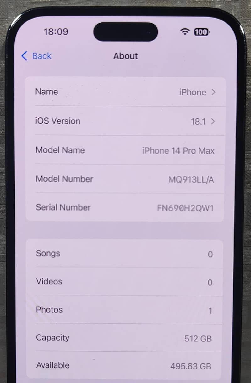 iPhone 14 Pro Max -Deep Purple - 512GB 1