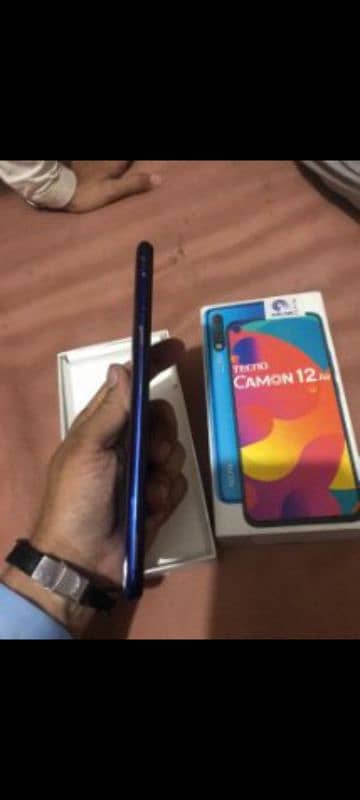 tacno camon 12Air 4/64 with box pta approve 2