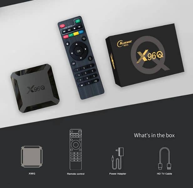 Android Tv Box 8GB rom 128 GB ram 4