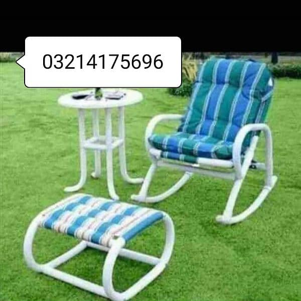 OUTDOOR GARDEN ROOP SET UPVC FURNITURE SOFA SET CHAIRS TABLE UMBRELLA 16