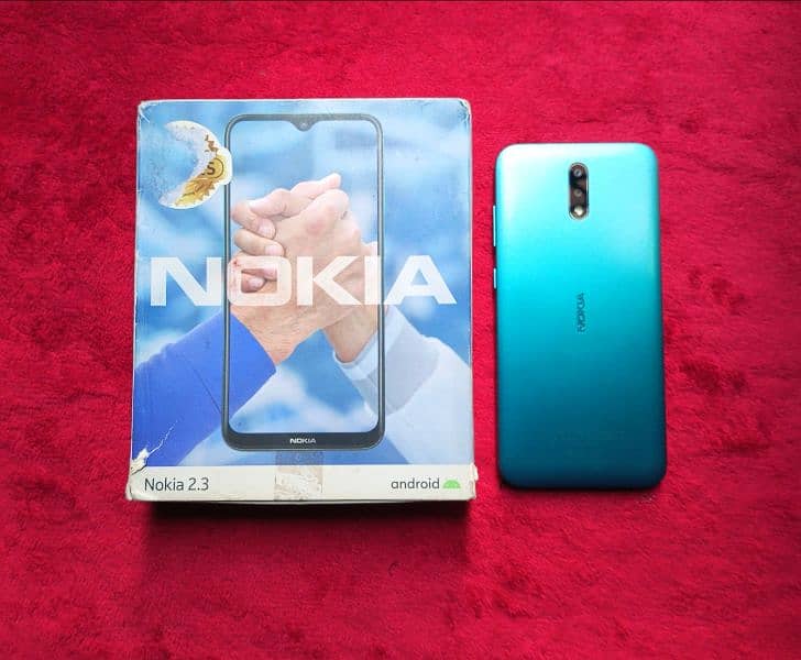 NOKIA 2.3 WITH BOX & CHARGET ALL ACCESSORIES 0