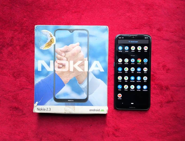 NOKIA 2.3 WITH BOX & CHARGET ALL ACCESSORIES 2