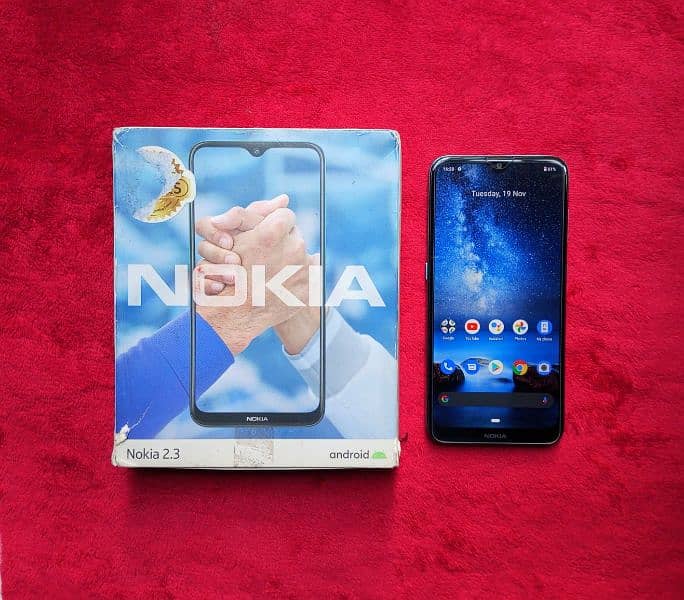 NOKIA 2.3 WITH BOX & CHARGET ALL ACCESSORIES 3