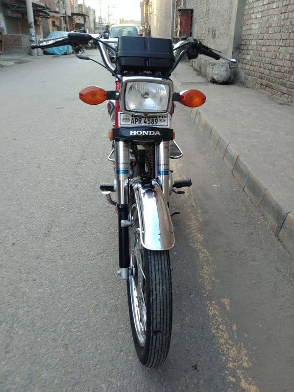 Honda CG 125 23 Model All Punjab number registered 8