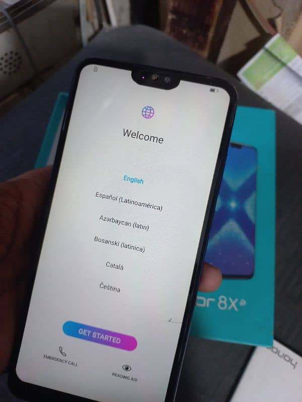 Honor 8x Complete box 4/128 2