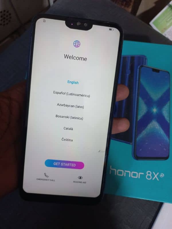 Honor 8x Complete box 4/128 4