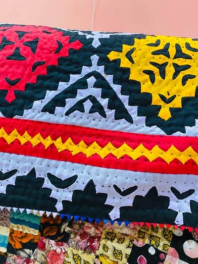 Hand Made Quilt Sindhi Traditional colourful