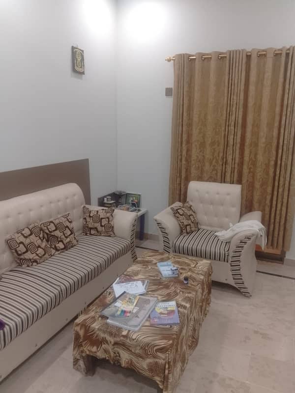 Ground floor portion for rent in Saadi town 1