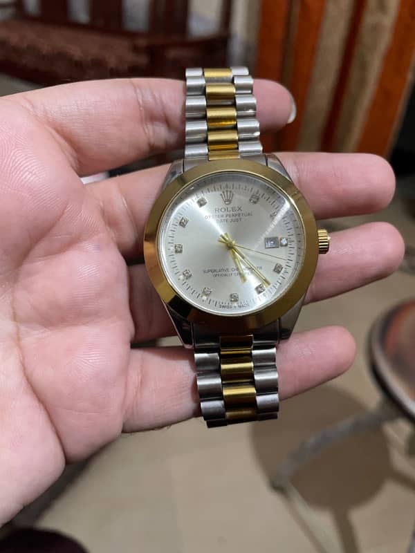 rolex watch with box 0