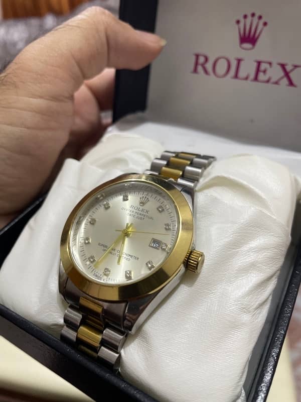 rolex watch with box 6