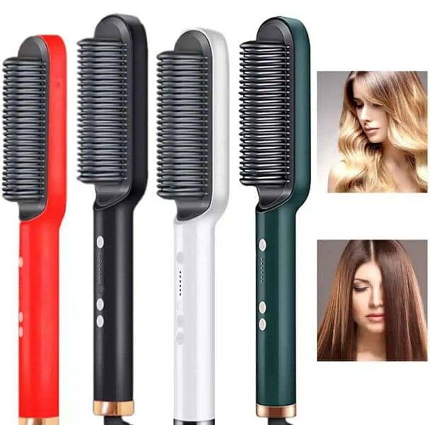 Fast Drying Hair StraightenBrush-Light Weight-Smooth Hair Styling TOOL 0