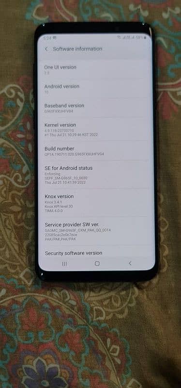 Samsung s9+ dual official pta approved 2