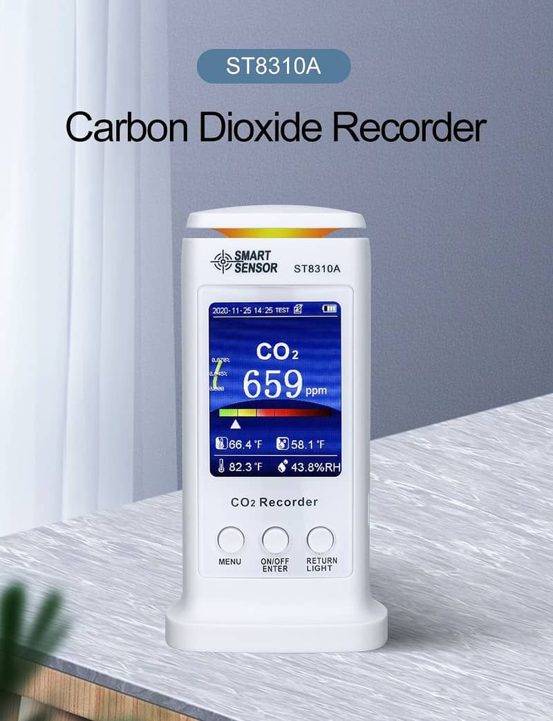 ST8310A Carbon Dioxide Tester | Air Quality Monitor In Pakistan 0