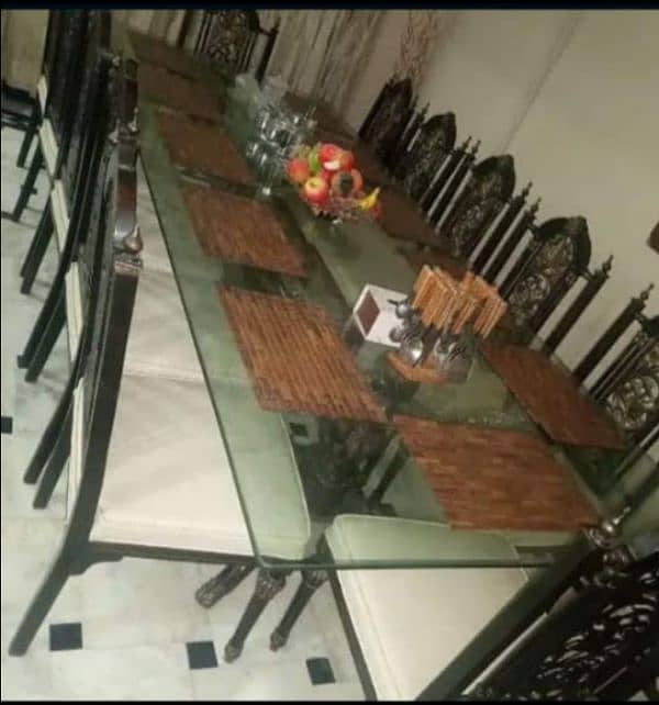 12 seater dining table phn no 03078701355 0