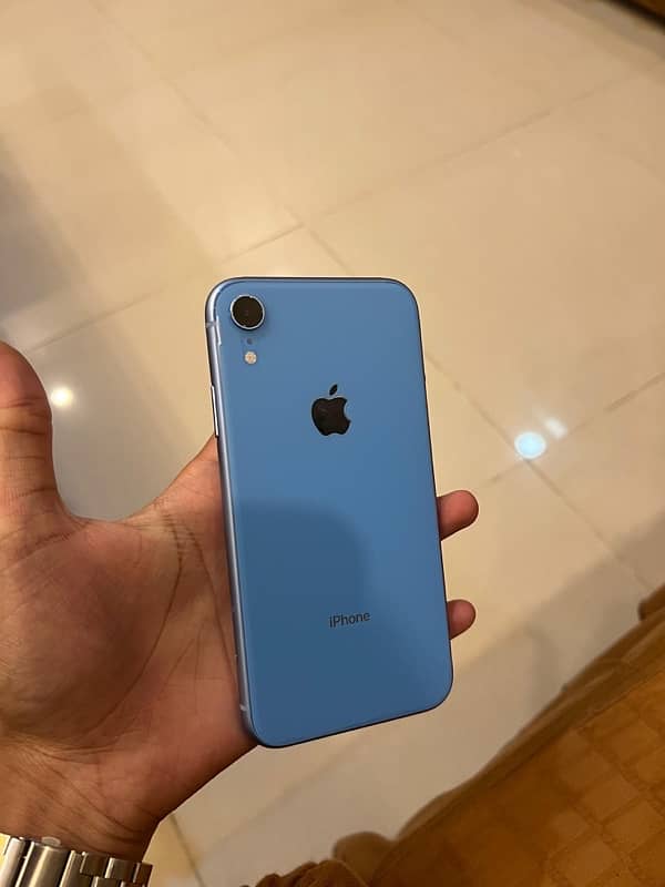 iphone Xr JV blue colour 98BH 2