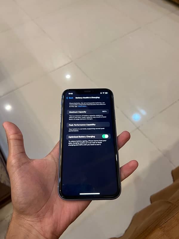 iphone Xr JV blue colour 98BH 5