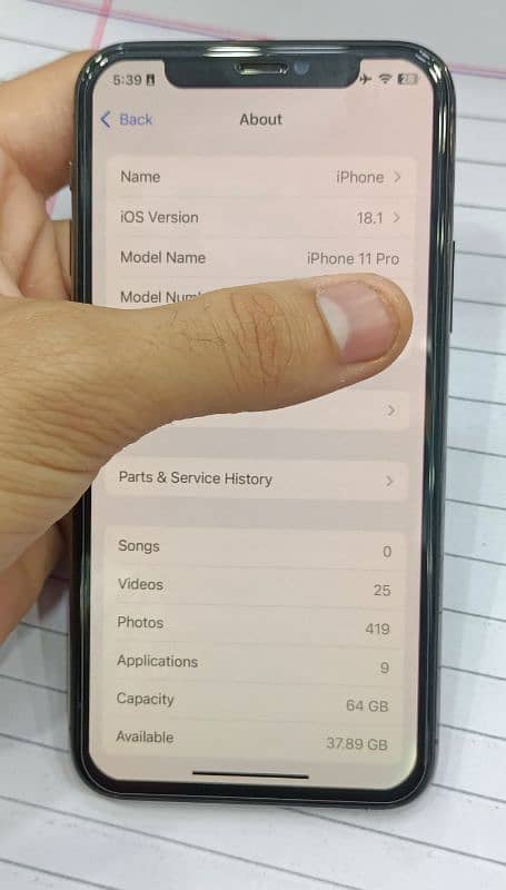 I phone 11pro 64GB non pta Factory unlocked 11