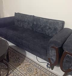 luxury sofa set with diwan and center tables for urgent sale